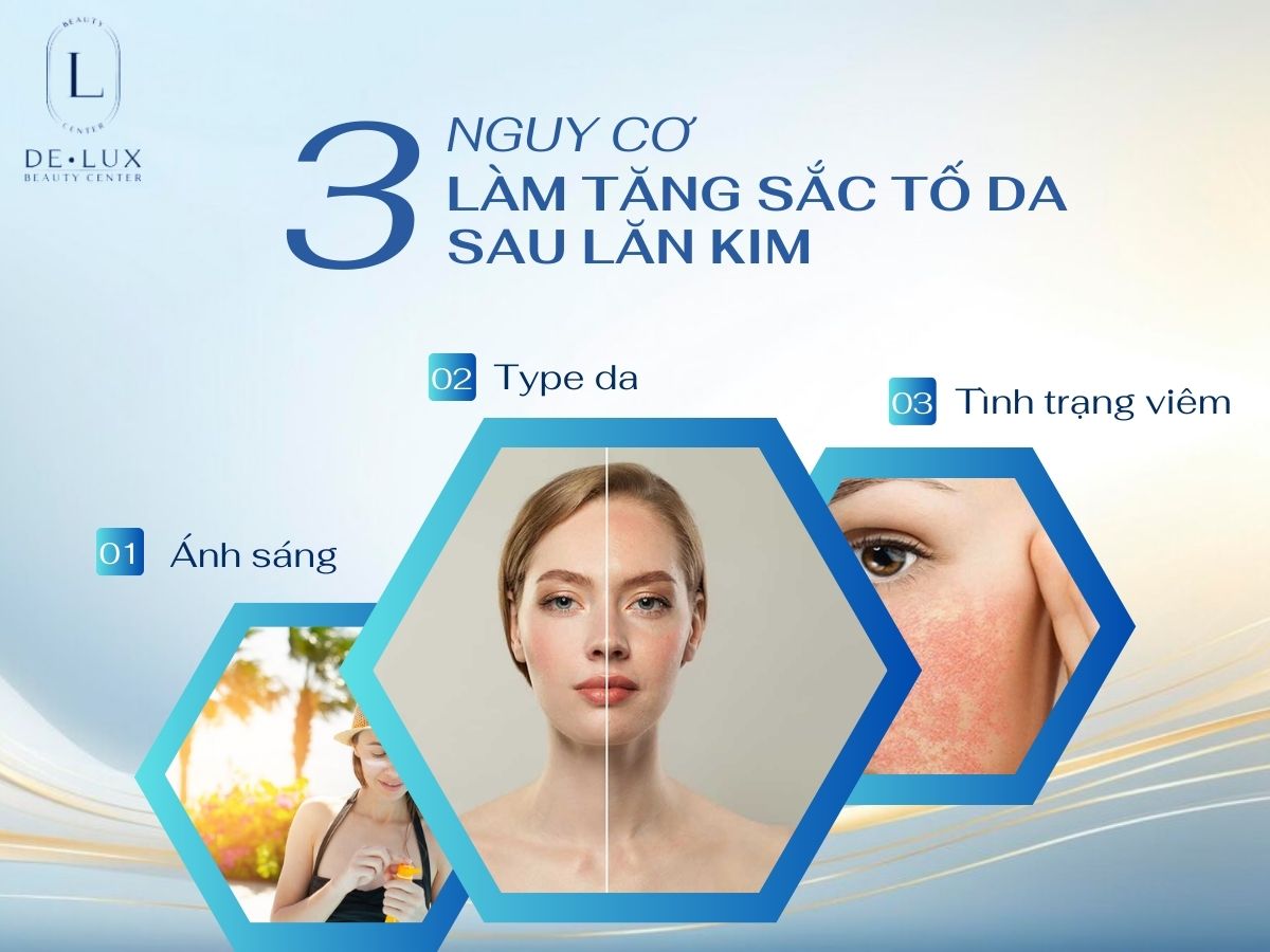 hình cô gái bị tăng sắc tố da và chữ