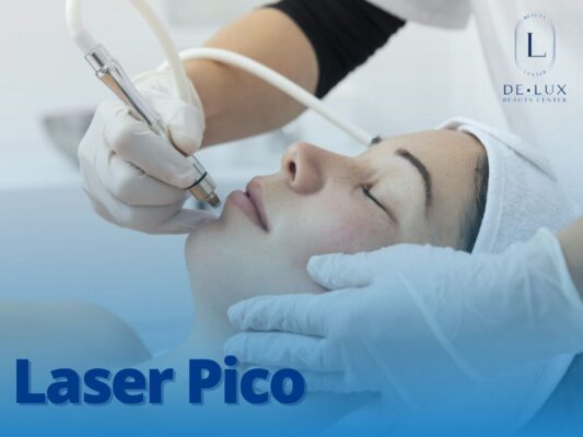 hình cô gái và chữ và máy laser