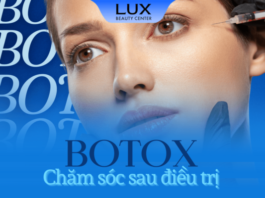 hình người và hình thiết bị và chữ Chăm Sóc Sau Khi Nâng Cơ Mặt Bằng Tiêm Botox