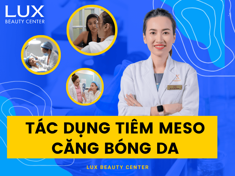 hình bác sĩ đang tiêm filler và chữ cấy meso căng bóng da