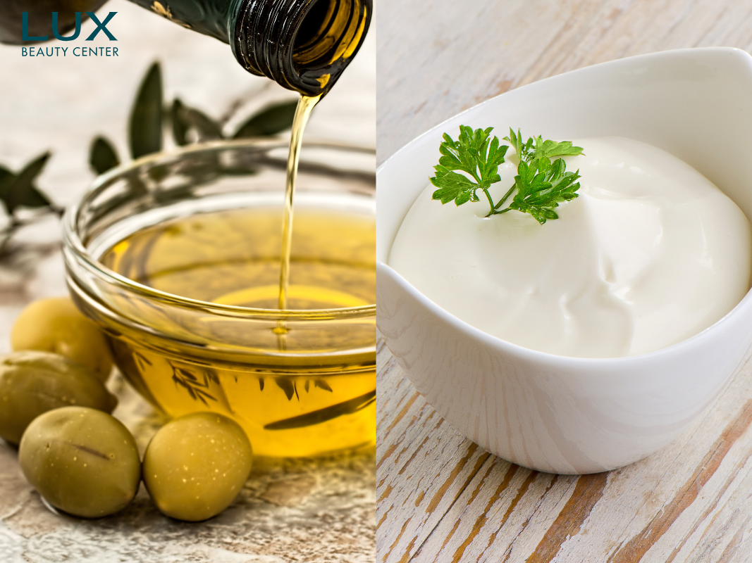Bí quyết chăm sóc tóc khô với dầu ô liu & mayonnaise