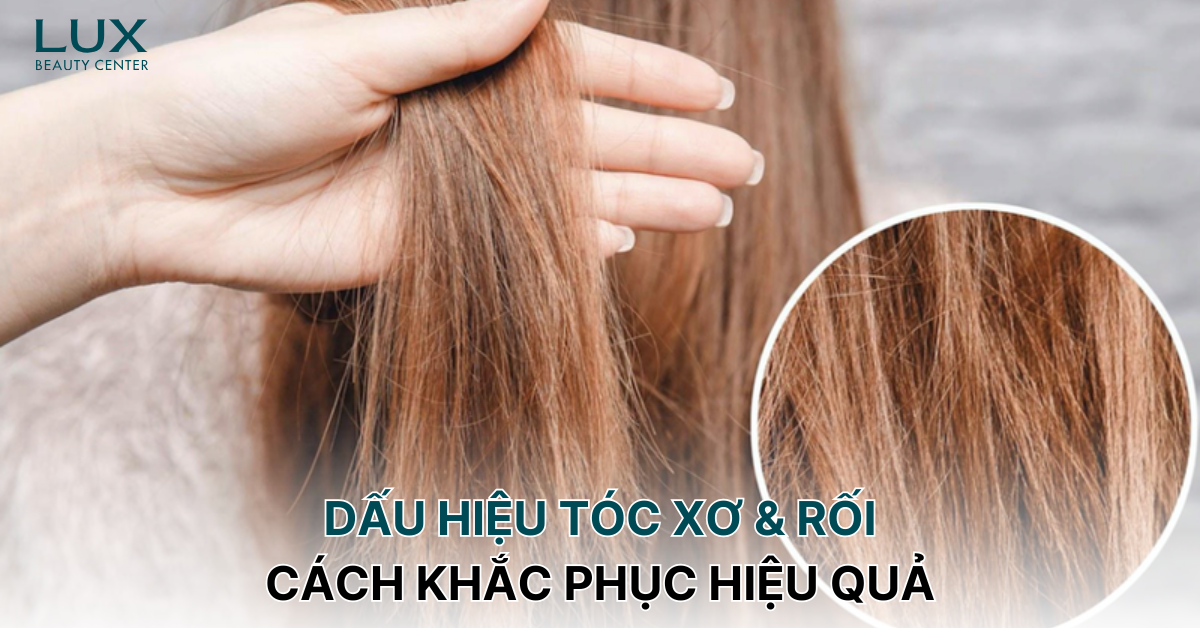 Dấu hiệu nhận biết tóc xơ, tóc rối và bí quyết chăm sóc