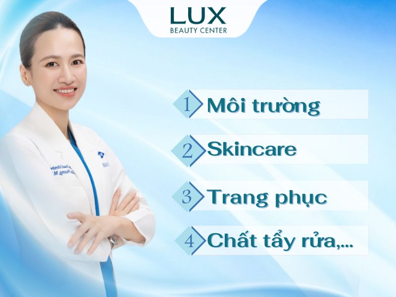 hình bác sĩ và chữ da khô