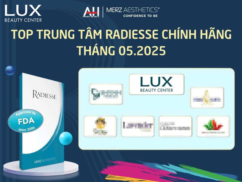 hình các clinic chính thức của RADIESSE