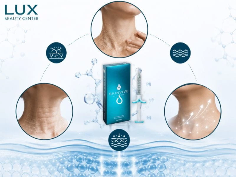 hình da cổ và lọ SKINVIVE