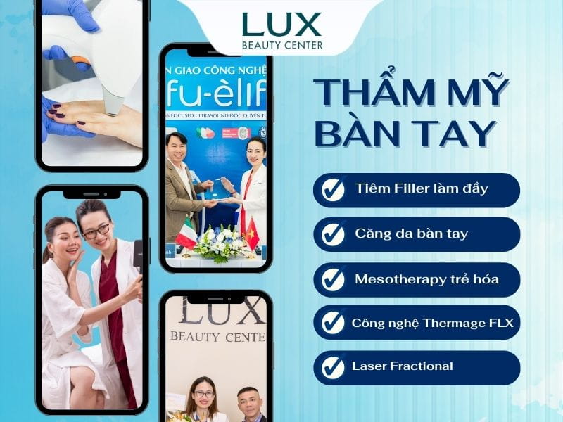 hình khách hàng chụp hình cùng bác sĩ và chữ